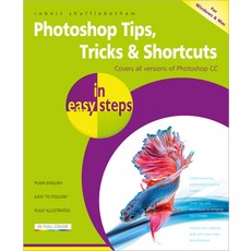 (영문도서) Photoshop Tips Tricks & Shortcuts in Easy Steps: Over 1000 Tips Tricks and Shortcuts Paperback, In Easy Steps, English, 9781840787399