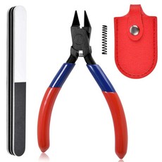 GOLD DEER 초박형 싱글 엣지가 있는 11.4cm4.3인치 모델 니퍼 플라스틱 빌딩을 위한 도구 건담 빌딩 수리 및 고정용 스프루 커터 폴리싱 블록 보호 캡 스프, GOLD DEER 초박형 싱글 엣지가 있는 11.4cm