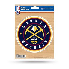 Rico Industries NBA 워싱턴 위저즈 다이 컷 비닐 데칼, 덴버 너겟, 3-원사이즈, 블루