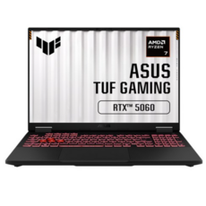 에이수스 2025 TUF 게이밍 노트북 A16 라이젠7 260 지포스 RTX 5060, JaegerGray, 512GB, 32GB, WIN11 Home, FA608UM-RV042