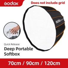 Godox QR-P70 70CM QR-P90 90CM QR-P120 12CM Bowens Mount Studio Flash용 포물선형 딥 소프트박스를 신, 폴란드