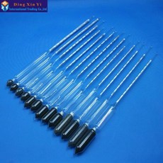 유리 농도계 화학 실험실 액체 밀도 측정기 1.0-0.1kg/m3 2PCs/로트