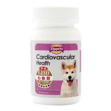 Zippets 吉沛思 寵物心血管保健膠囊 Q10配方 60顆, 1個, 複合寵物心血管保健膠囊 60顆