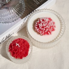 호수(HOSU) 호수공방] 메리고 미니-대 카네이션 캔들 / 어버이날 스승의날, 레드-미니, 히아신스