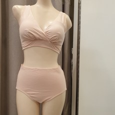 비비안 면소재 런닝형 노와이어 임산부수유브라 임산부팬티세트