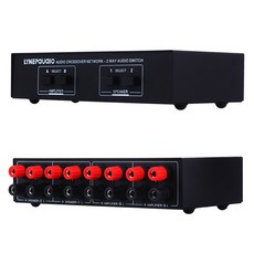 易控王 音訊切換器 二進二出 200W 被動式音響切換器, 40-060-01