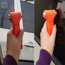 차량탈출 비상망치 자동차망치 비상용망치, 1개