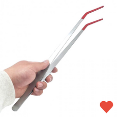 반려동물용품 파충류 도마뱀 먹이 핀셋 밀웜 피딩용 곡선