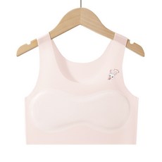 【可開票】-女童內衣 髮育期背心 夏季薄款 無痕 防凸點 防走光 吸濕透氣 高彈不勒 加寬彈力肩帶