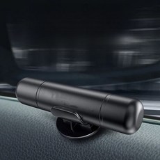 花蓮出貨 汽車破窗器，多功能車用安全錘，配備臨時停車號碼牌，車內應急逃生必備, 黑色, 1個