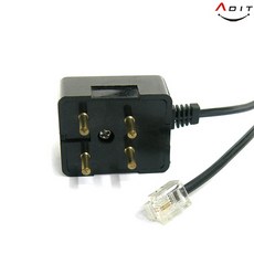 (ADIT) 4구 전화 케이블 8M / AS0223