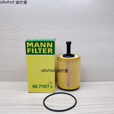 MANN 機油芯HU719/7x A3 A4 A5 A6 TT Polo Tiguan SHARAN Caddy 引擎保護, 1個