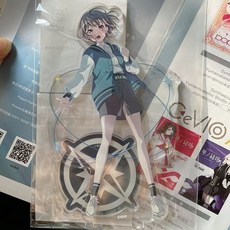 小紅書同款 Bangdream Mygo 亞克力桌面擺件 潮玩精品 高顏值動漫周邊, 1個, bangdream擺件一個