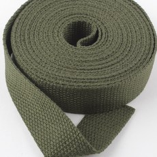 Joeunmall 폴리혼방 가방끈 멜빵끈 웨빙끈 20mm 웨이빙(5마), 1개, 20mm-카키