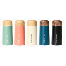 미니 텀블러 보온 보냉 스텐 소형 물병, 피치핑크, 250ml, 1개