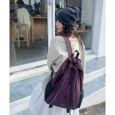 마스마룰즈 MASMARULEZ Cover draw backpack_Dark plum 5015752214 132774