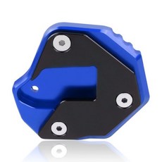호환 보조 발판 확장 클립 사이드 스탠드 스즈키 하야부사 GSX1300R 킥 GSX-R 1300 2007-2021 오토바이 풋 패드 플레이트, Blue-no logo, 1개