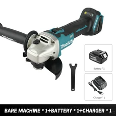 마키타 전기 체인톱: 20MM 스트로크 8.0M/S 속도 방진 스플래시 방지판 자동 체인 장착, 01 1Battery 1Charger EU