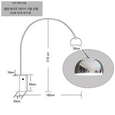크리스탈 장 스탠드 골드 스텐드 조명 럭셔리 샴페인, 대형 거울 사각형 대리석12W 전구