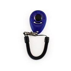 寵物訓練按壓響片 寵物訓練器 寵物訓練響板 狗狗訓練 貓訓練 響片, 靛藍色, 1個