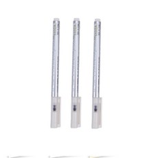 臺灣出貨 消失筆 練字筆 褪色筆 熱消筆 大容量特粗杆高溫筆消失筆服裝專用皮革褪色熱消, 白色3根, 1個