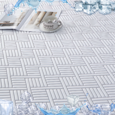 듀라론 쿨매트 자자데코 침대 냉감패드 침대패드, 화이트모던