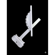 ( 앞쪽 핀 모양 확인) 루버창 손잡이 루버창 핸들, 1개, -자형 화이트