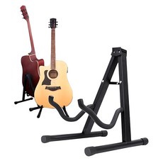 원룸 인테리어 흠집방지 접이식 메탈 기타 스탠드 우쿨렐레 악기거치대
