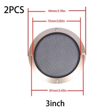 스피커 그릴 메쉬 커버 가드 보호대 서브 우퍼 교체 네트 2/3/4/5/6.5/8/10 인치 도구, 02 for B