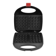 와플메이커2구 가정용 사각 캠핑 디저트 와플기 크로플기계 크로플팬 간식, Waffle, 기본 색상