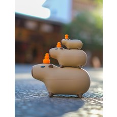 카피바라인형 카피바라 카피바라피규어 피규어 카피바라자석피규어 자석, 1개, 브라운 대형 단품, 1cm