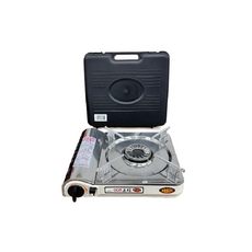 캠핑 휴대용 가스 버너 야외용 가스레인지 캠프 스토브 화로 겸용 화구 휴대용 가스 조리기, 단일옵션