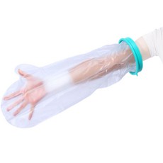 깔끔더하기 팔 깁스 방수커버 통깁스 기브스 샤워커버, 투명-팔L, 1개