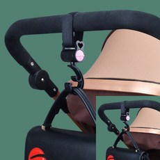 [GE가은스토어] 유모차 가방걸이 탈부착 고리 악세사리 자전거고리 후크걸이 회전고리, 유모차다용도걸이, 1개