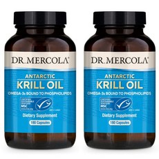Dr. Mercola 닥터 머콜라 남극 크릴 오일 180정 X 2통