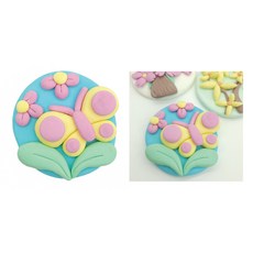 [훈민] 향기 봄과 나비 비누 만들기 1인 솝클레이 봄 미술 어린이집 계절 미술 클레이 촉감 놀이