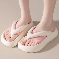 솔레르 무지 여자 쪼리양말 여름용