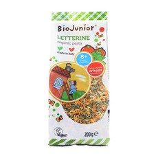 바이오주니어 유기농 미니레터스 파스타, 200g, 1개