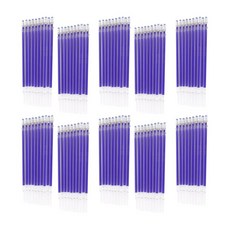 YSSHOP 100 pcs 열 지우기 리필 패브릭 마킹 펜 양재 직물 퀼트 용 리필, 13cm, 플라스틱, 푸른