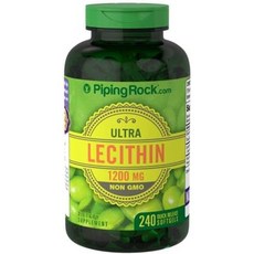 레시틴 정제 1200mg 고함량 240정 8개월 미국산 대용량 Ultra Lecithin, 단품