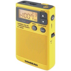 Sangean 디지털 날씨 알림 포켓 라디오