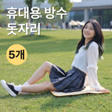 1인용돗자리 방수 미니 돗자리 피크닉 매트 5개, 핑크