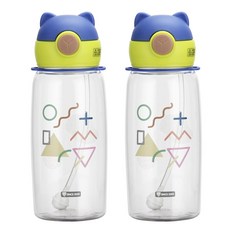 오카디 아웃도어 시피 빨대컵 700ml, Blue, 2개