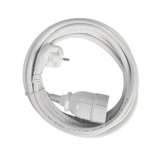 서울전기 1구 전기 연장선 1.5SQ 흰색, 1개, 5m, 화이트