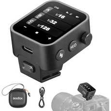 Godox X3-N 터치스크린 TTL 무선 플래시 트리거 니콘용 18000초 HSS TCM 기능 내장 배터리 USB-C 충전 송신기 니콘 Z6 D850 D750 D610 D71, Godox X3-N 터치스크린 TTL 무선 플래시 트리, 1개