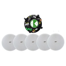 BOK WA106 WiFi 串流 六聲道 主動式喇叭, 白, 6個
