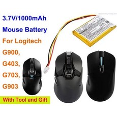 카메론 마우스 배터리 G403 G900 G703 G903 용 533 000130 1000mAh