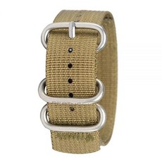 Bertucci 튼튼한 2겹 B-168 올리브 22mm 시계 밴드