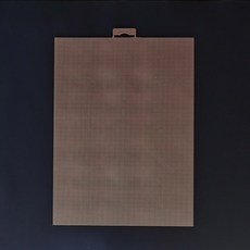 DIY 수제 바느질 자수 뜨게 공예품용 플라스틱 캔버스 원단 크로스 스티치 장식품 14ct 28x21cm 1, 1. brown, 1개