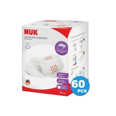 NUK 超乾爽拋棄式防溢乳墊60片裝, 1個, 兩盒 效期到2026.12.20, 60個裝